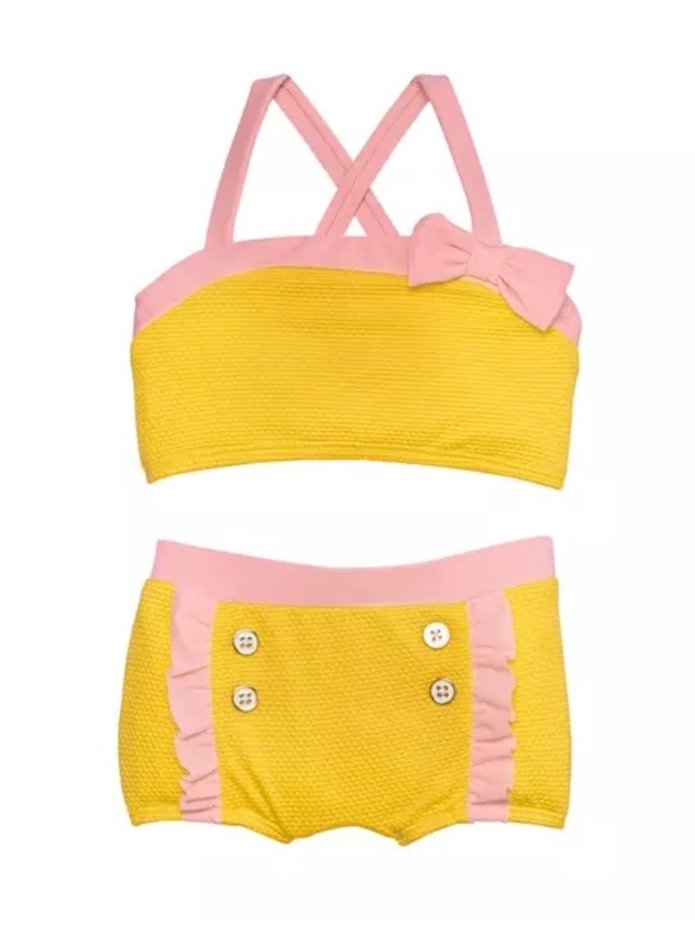 Janie & Jack textured 2 piece swimsuit